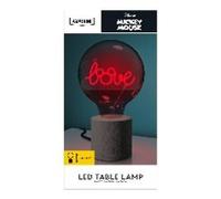 Paladone - Lámpara de neón LED Mickey Mouse - Licencia oficial Disney, con bombilla de vidrio E27
