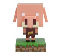 Paladone Lámpara LED con forma de mini Piglin de Minecraft, con licencia oficial, para dormitorios infantiles, salas de juegos y decoración del hogar, coleccionable a pilas