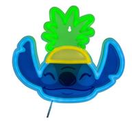 Paladone Lilo & Stitch Pineapple LED Neon Walllight, lámpara de Disney con licencia oficial con cable de alimentación para el hogar o regalo para los fanáticos del cine