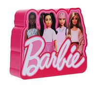 Paladone Luz de caja Barbie - Producto oficial, decora tu habitación con personajes Barbie, luz nocturna de 16cm (6"), funciona con baterías, regalo para niñas