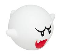 Paladone - Lámpara de silicona SquishyGlo de Boo de Super Mario, con licencia oficial de Nintendo para niños y adolescentes, decoración inalámbrica y recargable, merchandising coleccionable