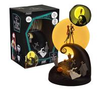Paladone Lámpara Diorama Nightmare Before Christmas - Luz LED de 30cm con Figuras de Jack y Sally, Alimentación USB, Modos de Luz Cálida y Fría, Decoración Oficial