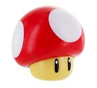 Luz figura de hongo Super Mario Bros - Producto oficial, con sonido, regalo para niños y accesorios de habitación