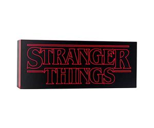 Paladone Luz Logo Stranger Things - Lámpara Oficial Netflix, 2 Modos, Decoración con USB o Pilas
