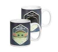 Paladone Mandalorian The Child - Taza de café con cambio de calor, diseño de bebé Yoda The Bounty, 300 ml (10,55 unidades) (PP7337MAN)