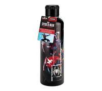 Paladone Miles Morales Spider-Man - Botella de agua de metal con licencia oficial de Marvel Superhero de 500 ml, termo reutilizable con aislamiento de acero inoxidable para escuela, deportes, trabajo