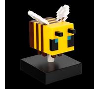 Paladone Minecraft Bee Icon Light - Figura iluminada de 11 cm para dormitorio o espacio de juegos - Lámpara de batería de brillo suave