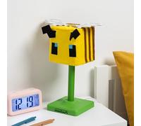 Paladone Minecraft Bee SoftGlo Lamp - Lámpara de felpa con sombra de abeja - Iluminación ambiental suave para dormitorios y salas de juegos