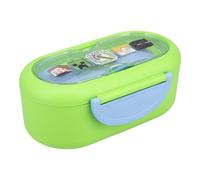 Paladone Minecraft Bento Box - Lonchera con licencia oficial con divisor, tenedor y cuchara, apta para lavavajillas y microondas, perfecta para la escuela o picnics