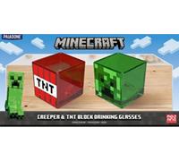 Paladone Minecraft - Creeper ET TNT - GOBELETS de Cristal