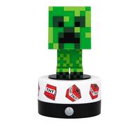 Paladone Minecraft Creeper - Protector de habitación y luz nocturna, lámpara LED con licencia oficial y alarma de seguridad para dormitorios de niños, adolescentes, hogar, regalo para jugadores
