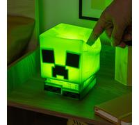 Paladone minecraft creeper squishyglo luz de silicona, lámpara de jue