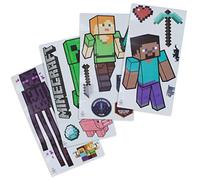 Paladone Minecraft - Pegatinas para pared de vinilo extraíbles, 4 hojas