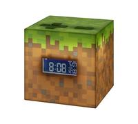 Paladone- Minecraft Reloj con Despertador, Multicolor