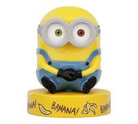 Paladone Minions Bob Mini icono luminoso 3D con licencia oficial 3D Lámpara LED coleccionable para niños, dormitorio y decoración del hogar, producto cinematográfico