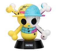 Paladone One Piece Jolly Roger Icon Light - 11cm Skull-and-Hat Character Lamp - Netflix Bedroom or Desk Light