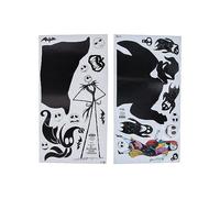 Paladone Pegatinas de Pared Nightmare Before Christmas - Producto Oficial Disney, 40 Stickers vinílicos únicos para Personalizar Tus Paredes, Removibles y Que Brillan en la Oscuridad
