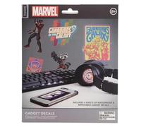 Paladone Pegatinas vinílicas Guardians of The Galaxy - Producto Oficial Marvel, 25 Stickers Impermeables y Removibles para teléfono, portátil o Tablet