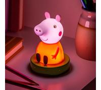 Paladone Peppa Pig Icon Light - Lámpara de escritorio con licencia oficial, decoración de sala de juegos y mercancía para niños y niñas, accesorio de regalo de luz nocturna para sala de juegos y