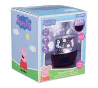 Paladone Peppa Pig - Lámpara de proyección con licencia oficial con sonidos y escenas intercambiables, 4 modos de luz, luz nocturna relajante para dormir