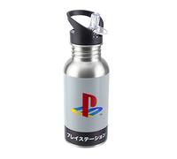 Paladone Playstation Heritage - Botella de agua de acero inoxidable, 500 ml, 16.8 fl oz