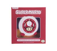 Paladone Reloj Despertador Digital Super Mario Bros - Producto Oficial Nintendo con Sonidos Power Up, Reloj y Accesorios de habitación para niños
