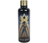 Paladone PP6097CM Botella de Agua metálica Capitana Marvel, Metal, Multicolor, 25