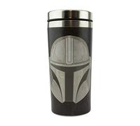 Paladone PP7332MAN Taza de viaje The Mandalorian, 450 milliliters, Acero Inoxidable