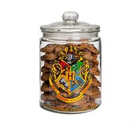 Paladone PP9118HP Harry Potter Hogwarts Tarro de cristal para galletas, accesorio de cocina, mercancía oficial, color negro
