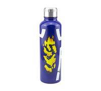 Paladone Products PP6613MHA Botella de Agua metálica My Hero Academia, Juventud Unisex, Azul, 17x6,5 cm