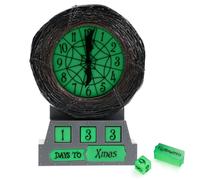 Paladone Reloj cuenta regresiva Nightmare Before Christmas, Oficial Disney, brilla en oscuridad