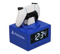 Paladone - Reloj Despertador Digital con Control DualSense de Playstation y función de luz Nocturna - Decoración para el Dormitorio y Gaming con Licencia Oficial, para niños y Adolescentes