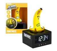 Paladone Reloj Despertador Fortnite Peely - Producto Oficial de Fortnite | Reloj despertador Tap To Snooze • Luz nocturna integrada • Funciona con pilas • Divertida pantalla de noche • Regalo para