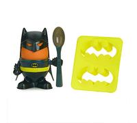 Paladone Set de Desayuno Batman - Taza de Huevo, Tapa, Cuchara, Cortador de Pan, Regalo DC Comics