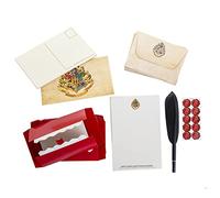 Juego de regalo de escritura de letras de Harry Potter con sobre de aulladores, bolígrafo de pluma, calcomanías de sello, juego de papelería de Harry Potter, regalo para niñas y niños Paladone