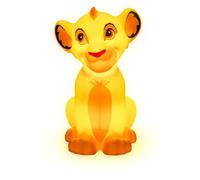 Paladone Simba - Luz en forma de 3D - Producto oficial del Rey León, luz nocturna de Disney para mesita de noche o decoración de habitación de niños, funciona con pilas, 12720