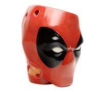 Paladone Soporte para bolígrafo máscara Deadpool - Producto oficial Marvel, maceta para plantas y accesorios de escritorio, regalo original, 13cm