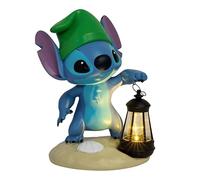 Paladone Stitch - Luz solar de gnomo - Luz de jardín al aire libre con sensor de atardecer a amanecer - Recargable