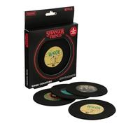 Paladone Stranger Things 5 Wsqk - Juego de 4 posavasos de PVC liso, multicolor