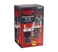 Paladone stranger things cold change glass negro, rojo, transparente,