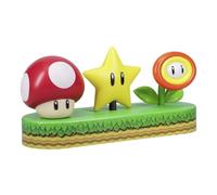 Paladone Super Mario Icon Light - Lámpara de escritorio con licencia oficial de Mario Brothers, decoración de sala de juegos y mercancía para niños y niñas, accesorio de regalo de luz nocturna para