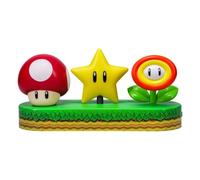 Paladone Super Mario Icon Light - Lámpara de escritorio con licencia oficial de Mario Brothers, decoración de sala de juegos y mercancía para niños y niñas, accesorio de regalo de luz nocturna para