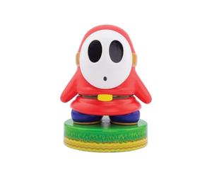 Paladone Super Mario Shy Guy 3D Icon BDP | Producto Oficial Coleccionable Nintendo | Idea de Regalo único | Luz Nocturna Brillante o lámpara de Escritorio | Funciona con Pilas 2 x AAA, Blanco