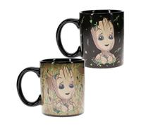 Paladone Taza Cambio de Color Marvel Groot 300ml Cerámica Zaubertasse