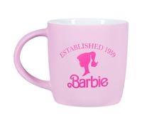 Taza Paladone Barbie Silueta Cerámica 0,4 L Rosa y Blanco