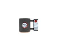 Paladone Taza Demon Slayer con Mango de Arete - Taza Cerámica Oficial con Arete de Tanjiro, 400ml