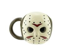 Paladone Taza Viernes 13 - Taza Oficial con Forma de Máscara de Jason Voorhees, Decoración de Halloween 500ml