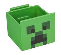 Paladone Minecraft Creeper - Cuenco de cerámica para aperitivos con soporte para teléfono, utensilios de cocina con licencia oficial, regalos de juegos para niños, niñas, niños y adultos