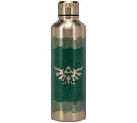 Paladone Tears of The Kingdom - Botella de agua de metal con licencia oficial de Zelda, decoración y regalo para fanáticos de los jugadores, accesorio de escritorio para todas las edades, vasos de