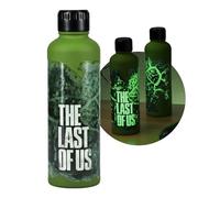 Paladone The Last of Us - Botella de agua con licencia oficial de la película que brilla en la oscuridad, decoración y regalo para jugadores, accesorio de escritorio verde neón para todas las edades,